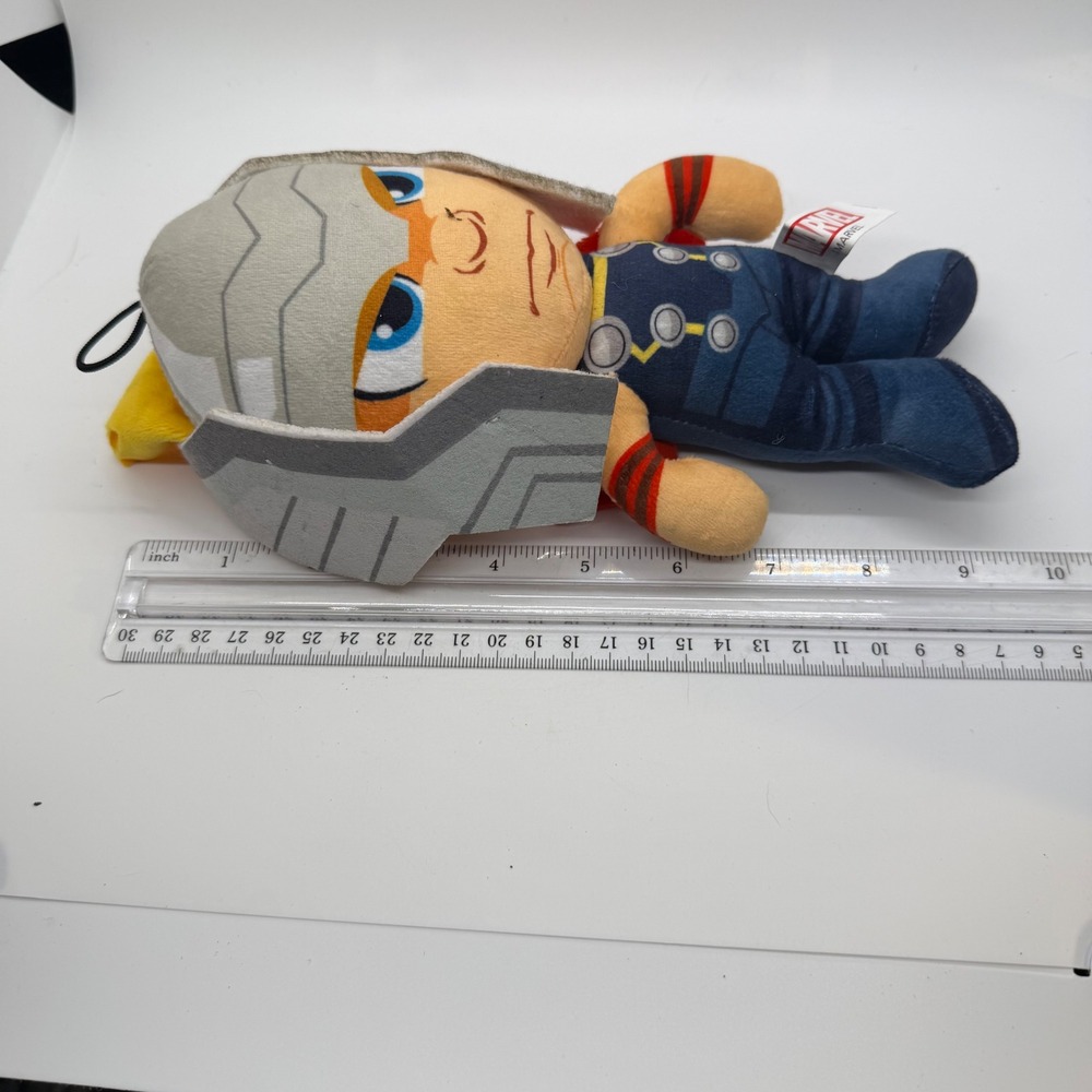 Marvel Thor Chibi Plush Toy Stuffed Character Hero Red‎ Cape 7in Collector - Picture 7 of 9
